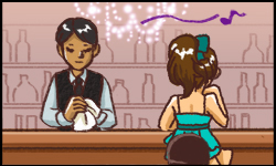 ネオンがしみる繁華街