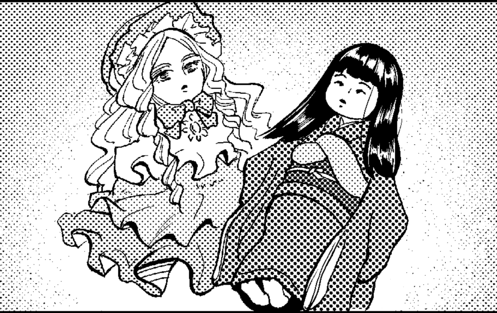 日本人形ちゃん フランス人形ちゃん①